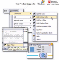 pptXTREME ColorPicker for PowerPoint screenshot